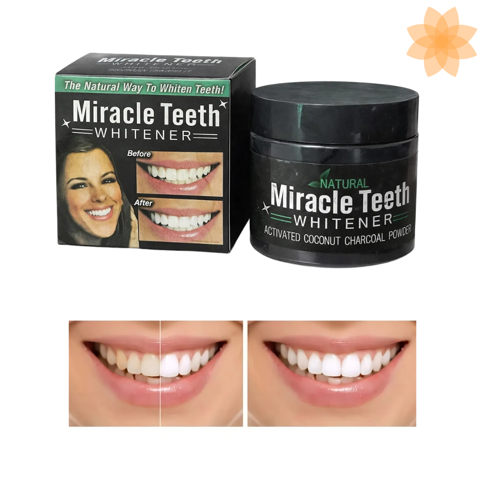 Carbon activado polvo blanqueador diente